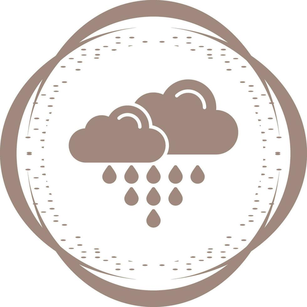 icono de vector de lluvia ácida