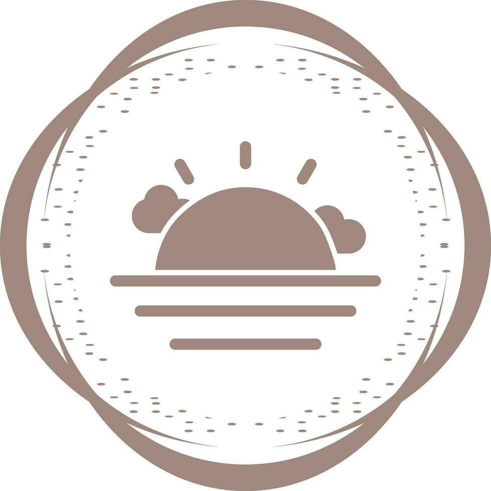 Sunset Vector Icon