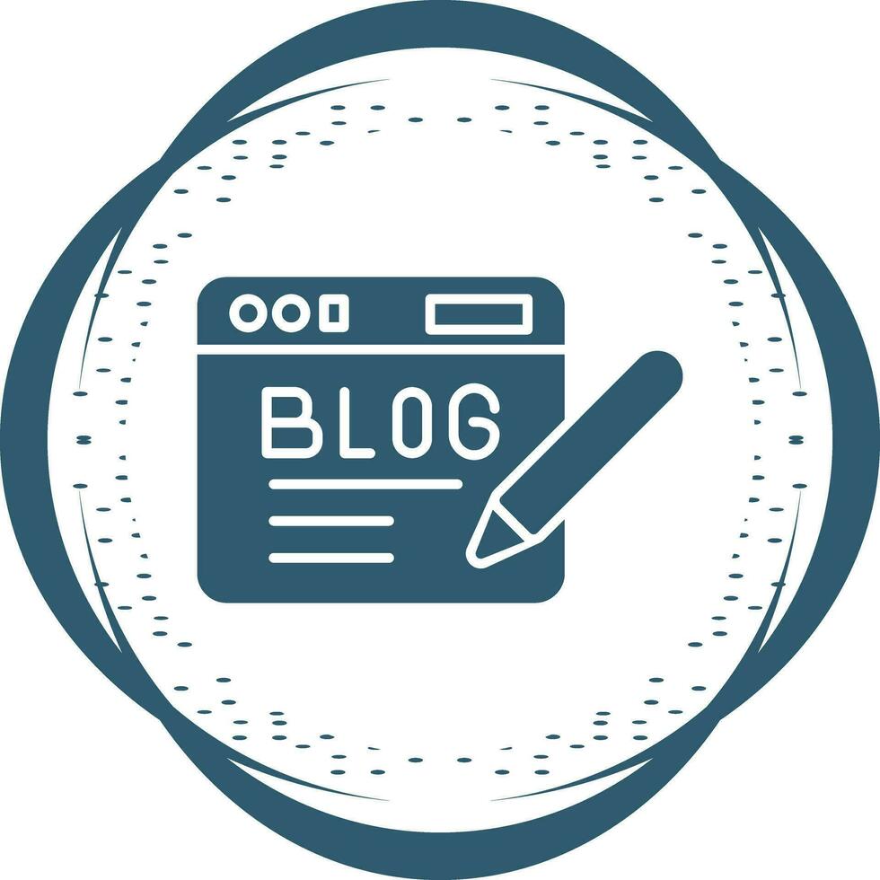 Blog Vector Icon