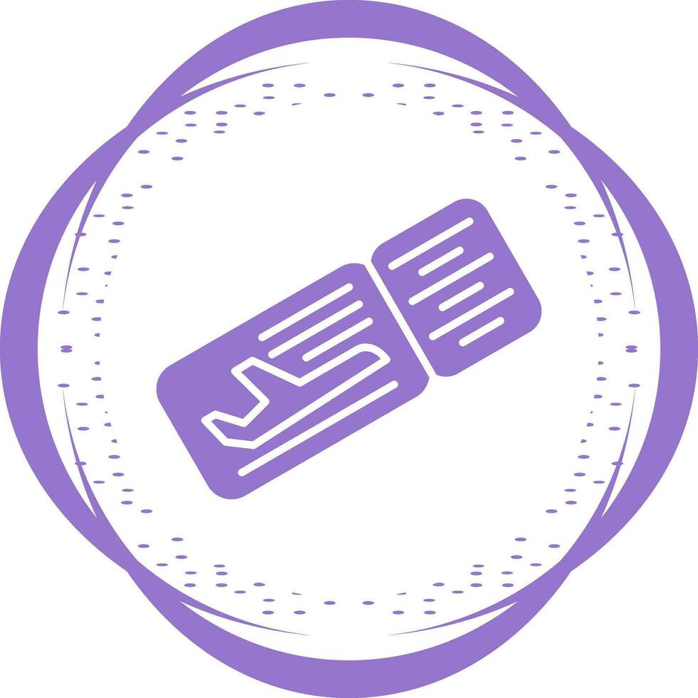 Plane Tickets Vector Icon
