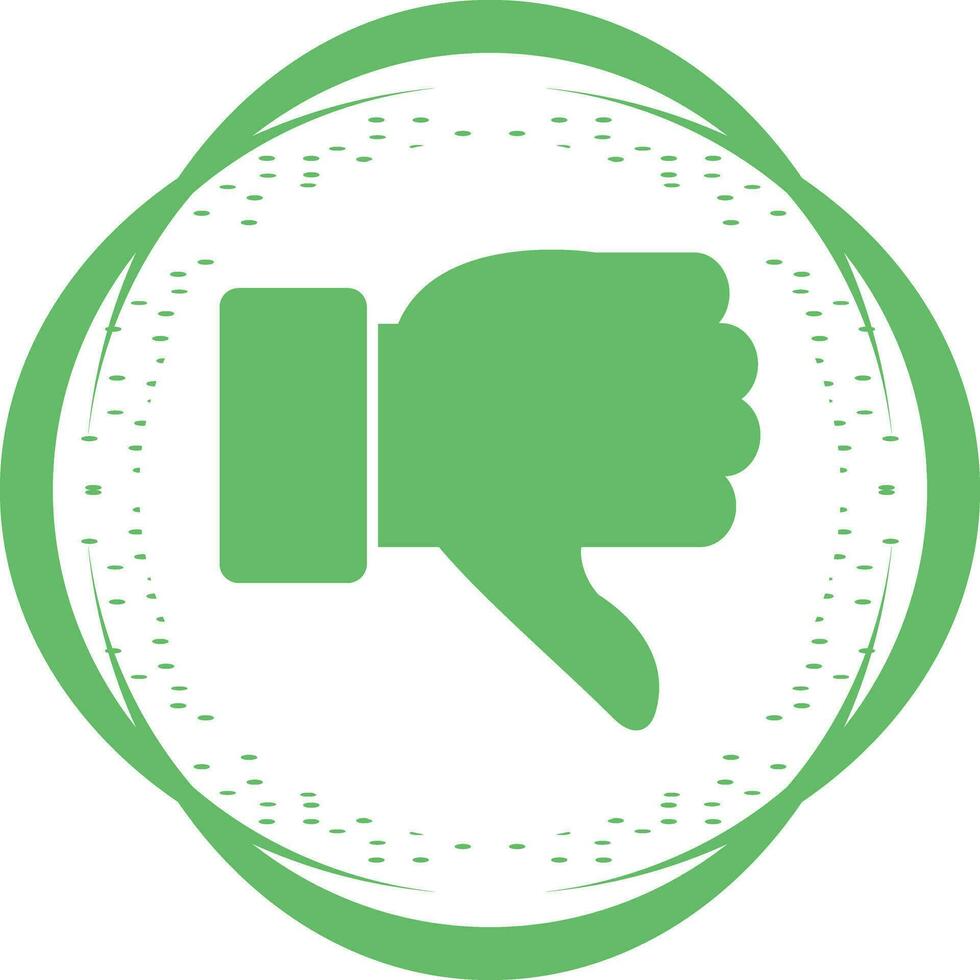 Dislike Vector Icon