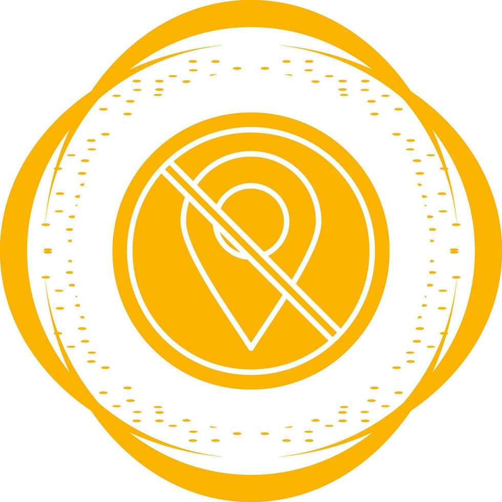 No Gps Vector Icon
