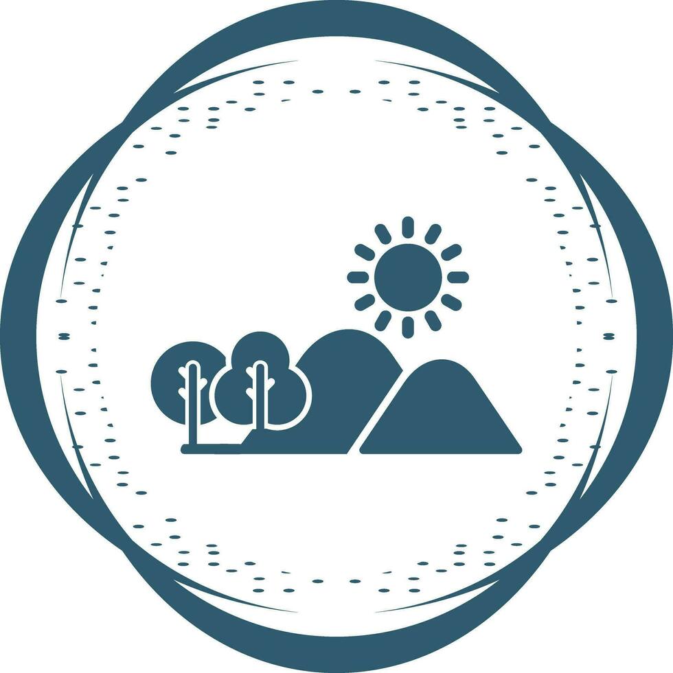 Hill Vector Icon
