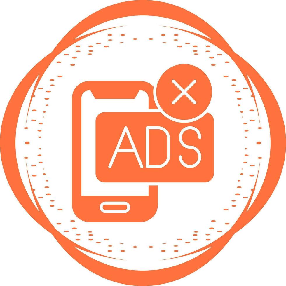 AD Block Vector Icon