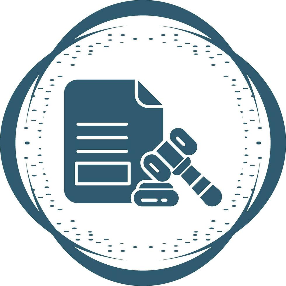 Legal Paper Vector Icon