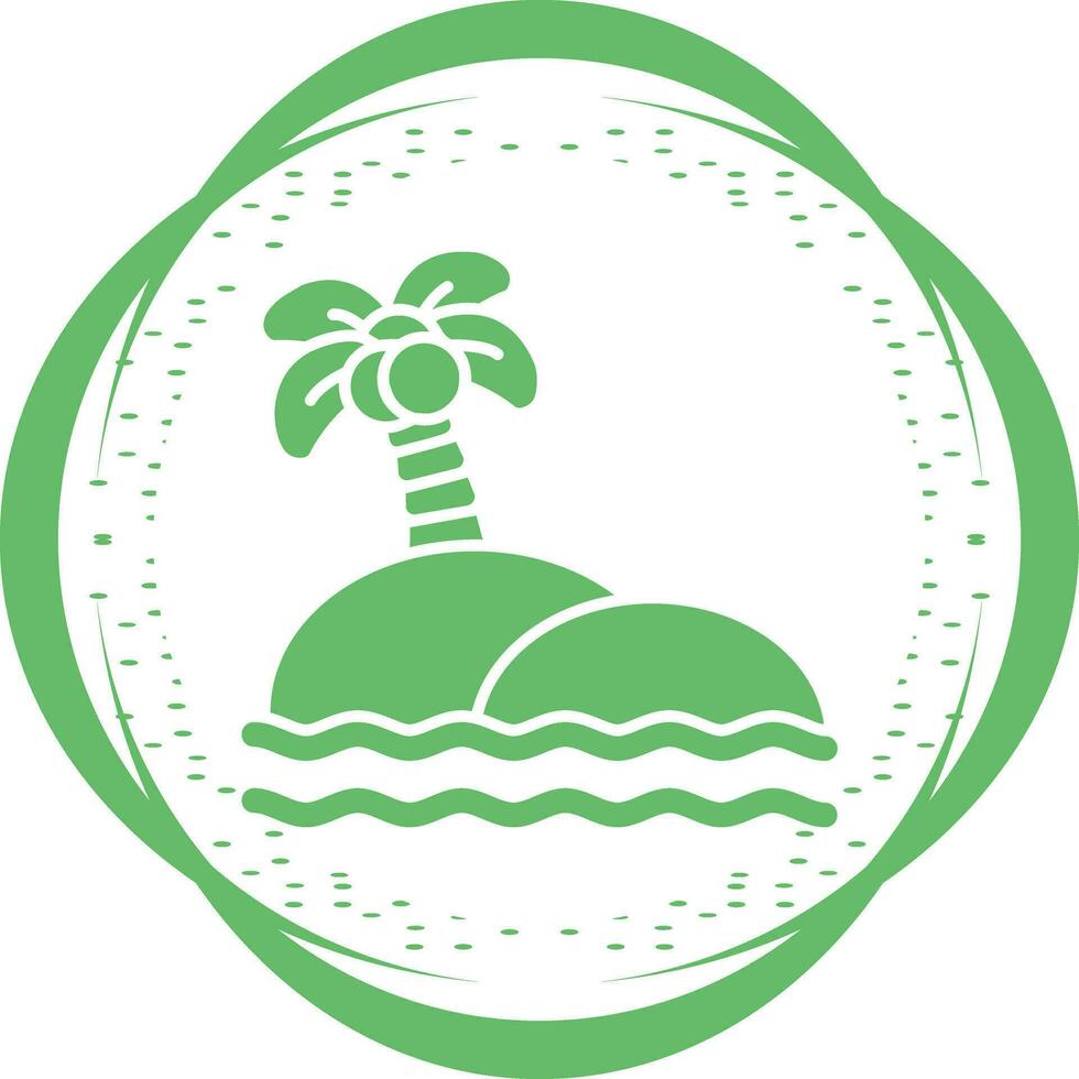 Island Vector Icon