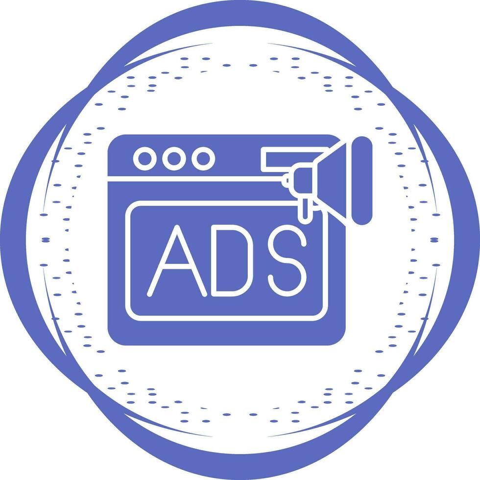 Native Advertising Vector Icon