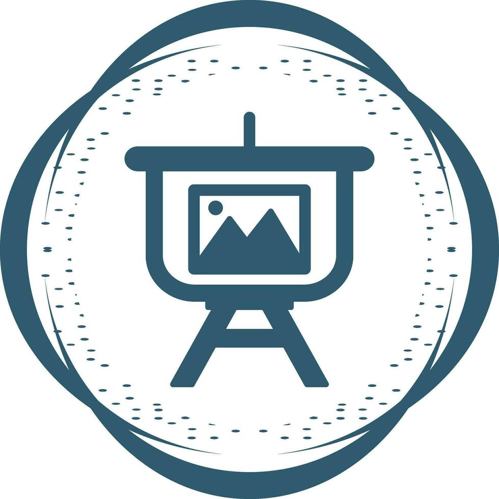 Gallery Presentation Vector Icon