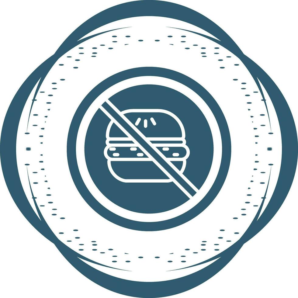 No Eating Vector Icon