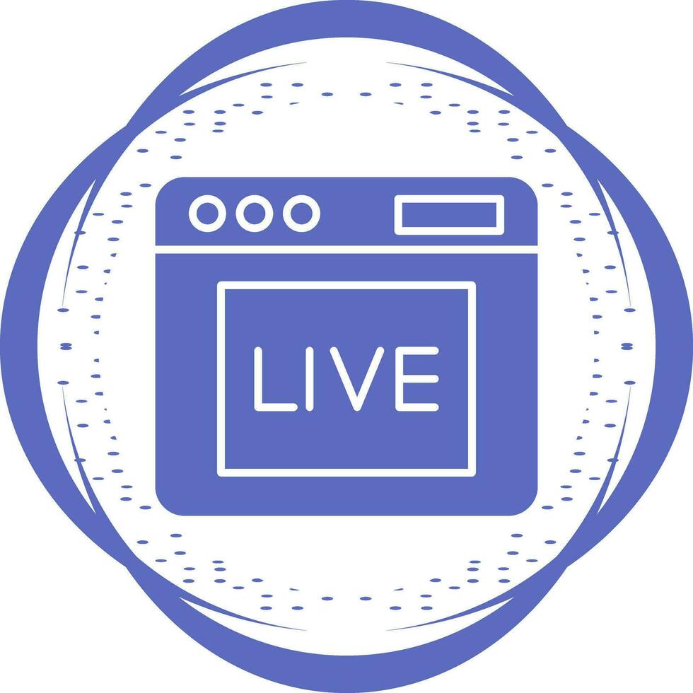 Live Vector Icon