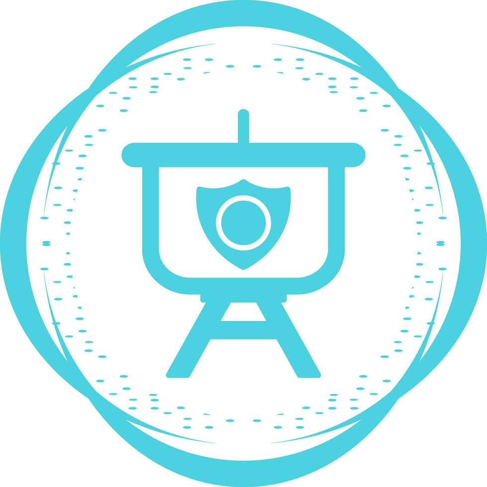 Security Presentation Vector Icon