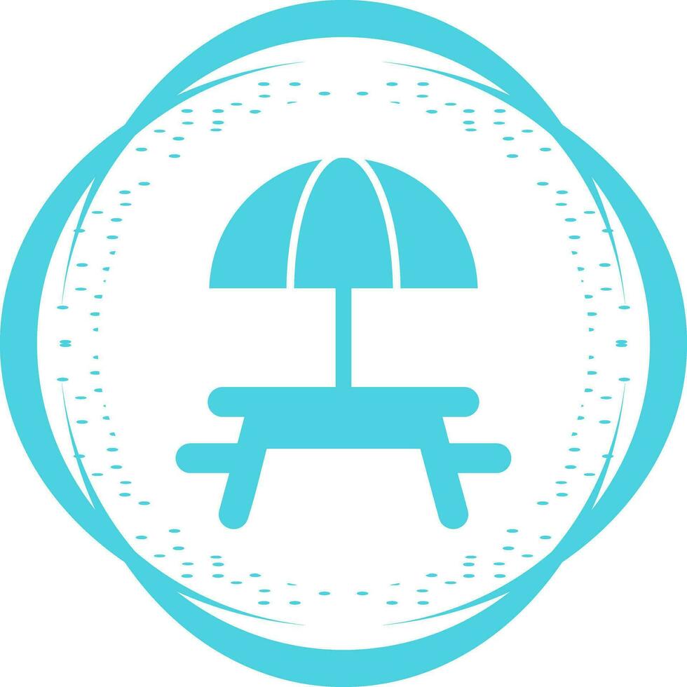 Camping Table Vector Icon