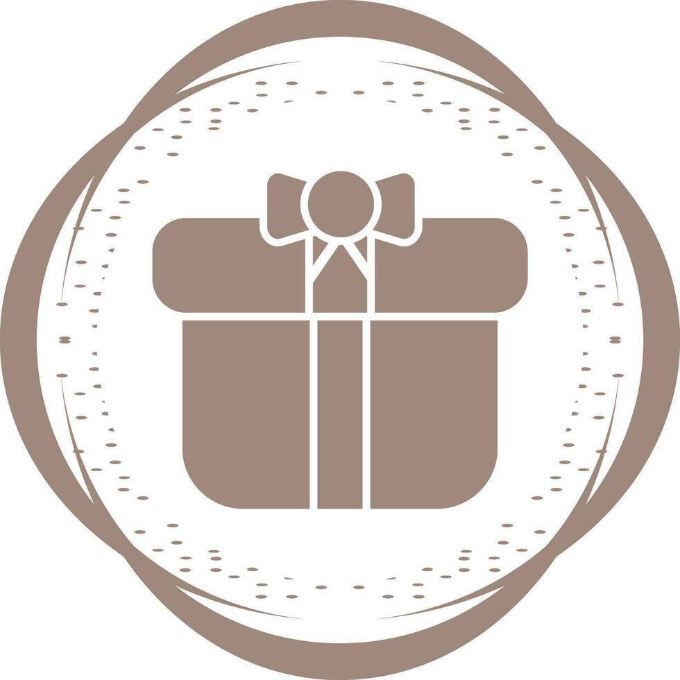 icono de vector de caja de regalo