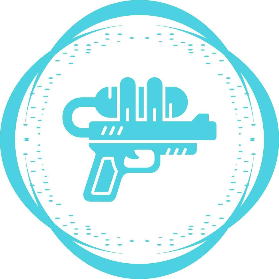 icono de vector de pistola de agua