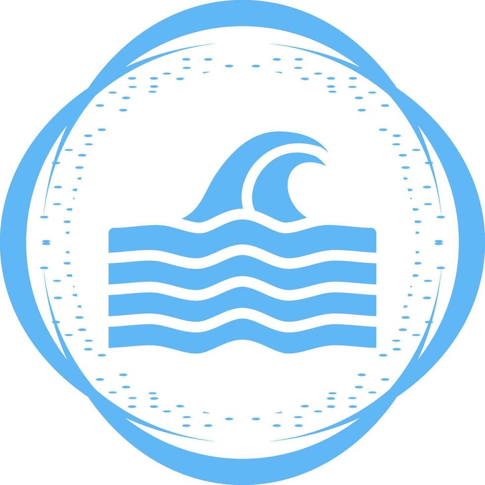 icono de vector de mar