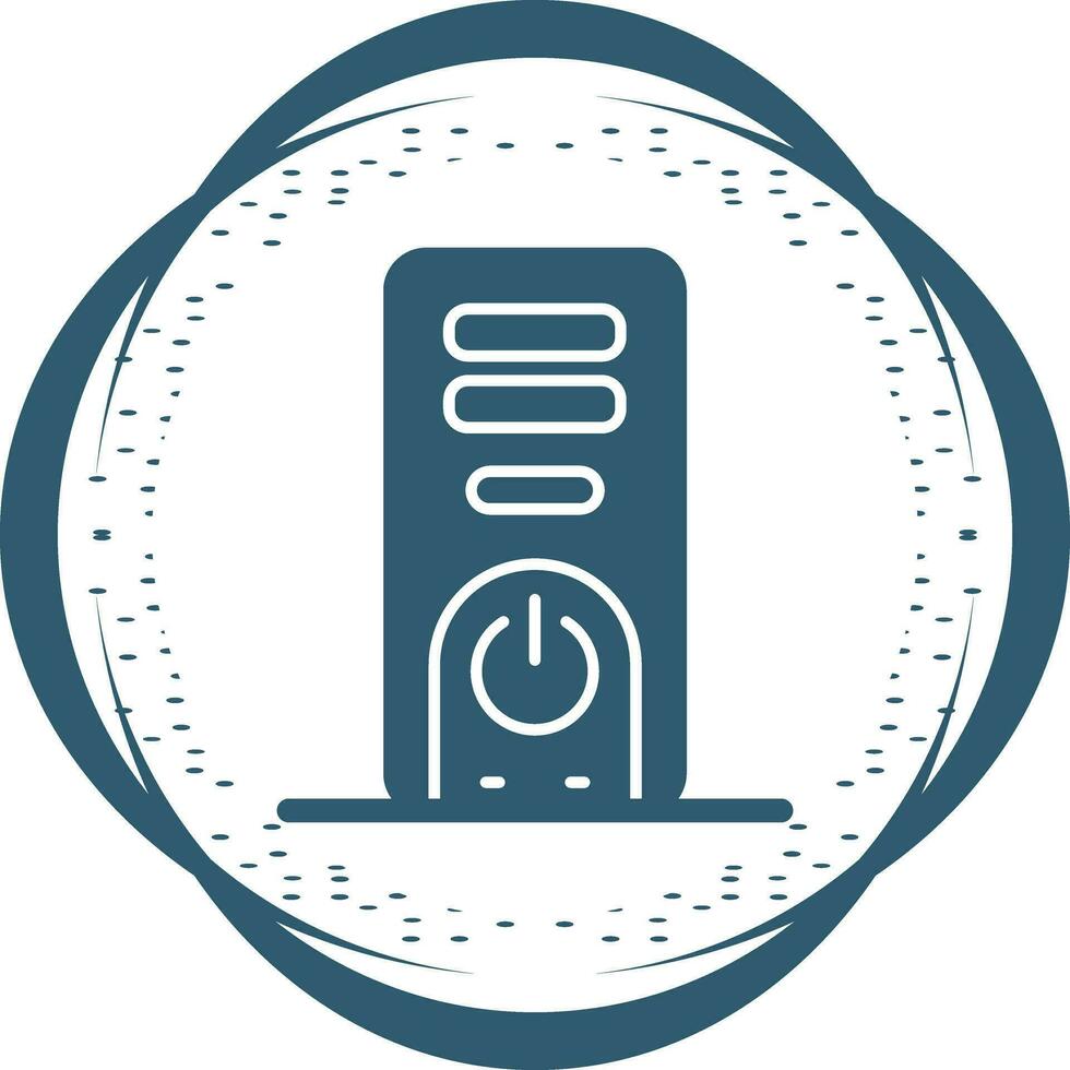 Cpu Tower Vector Icon