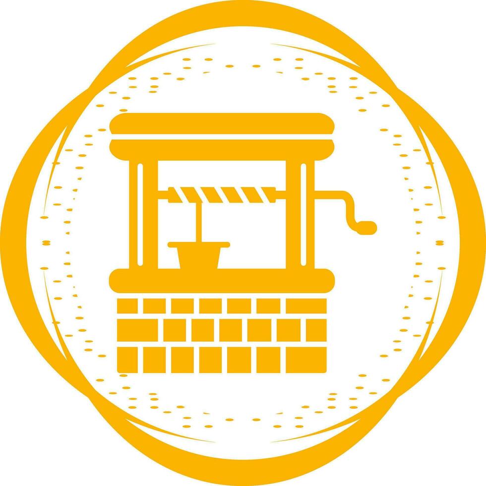 Water Well Vector Icon