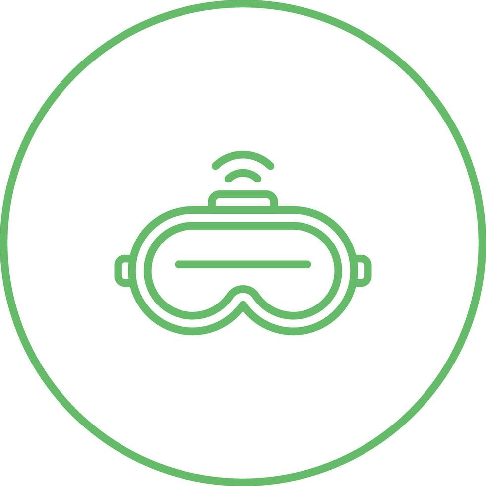 Augmented Reality Headset Vector Icon