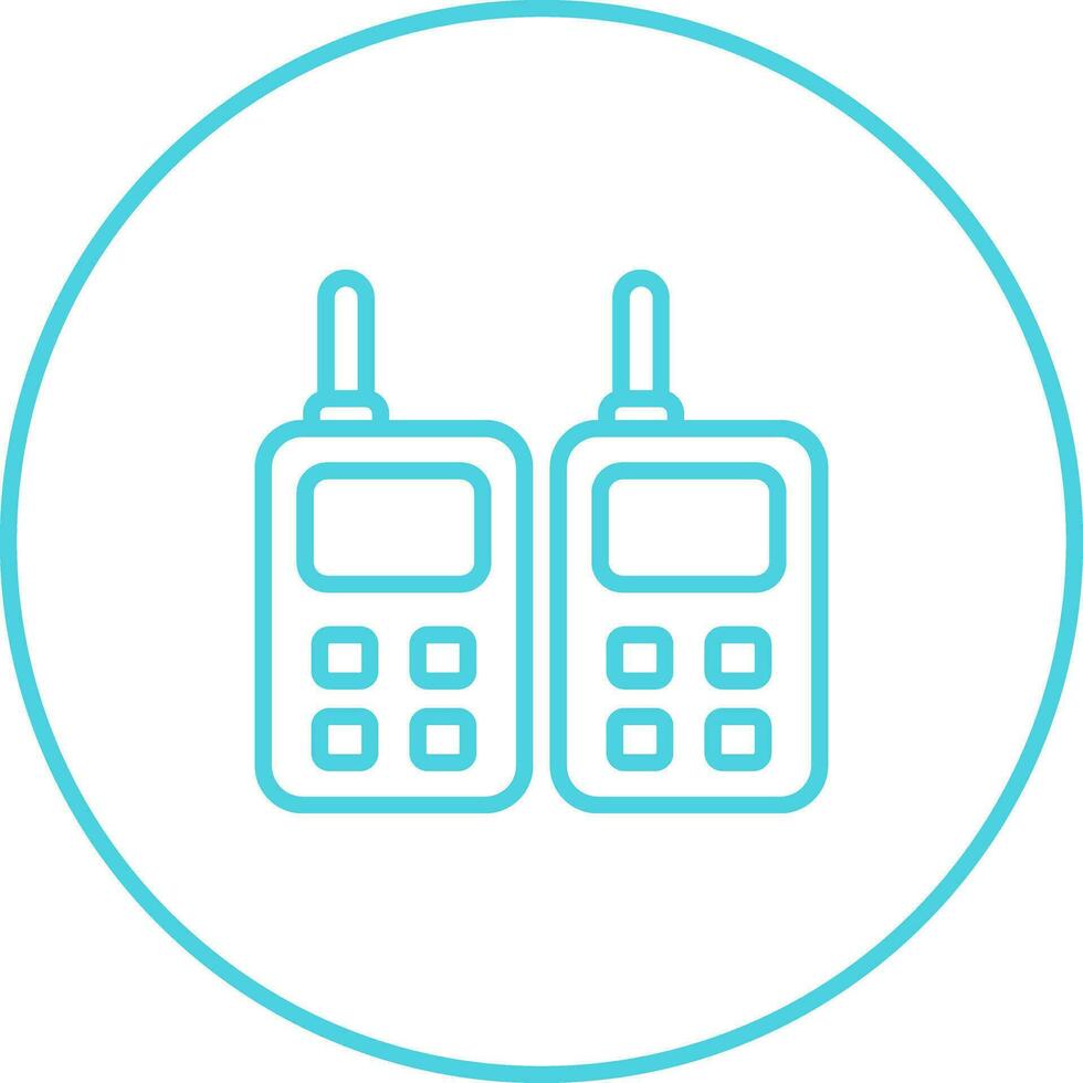 Two way Radio Vector Icon