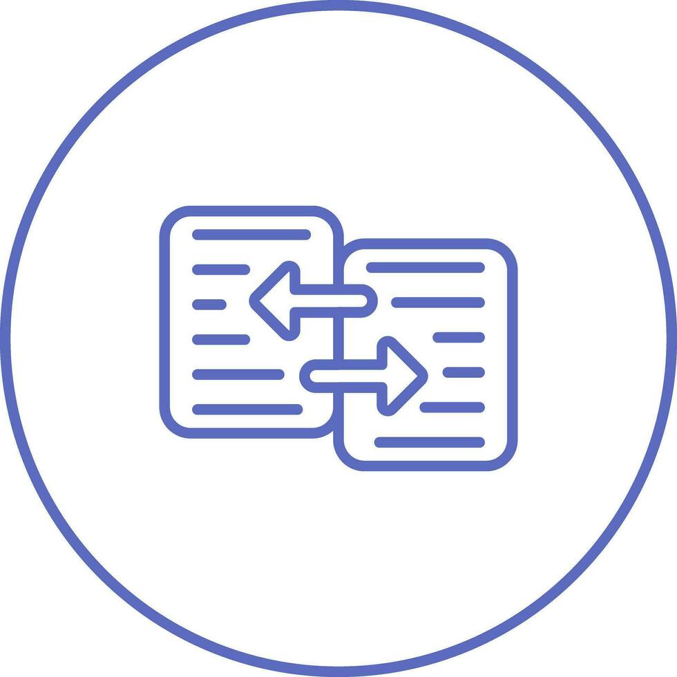 Data Transfer Vector Icon