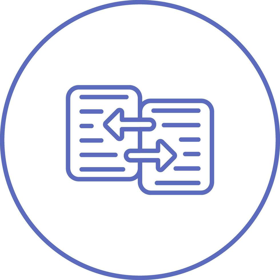 Data Transfer Vector Icon