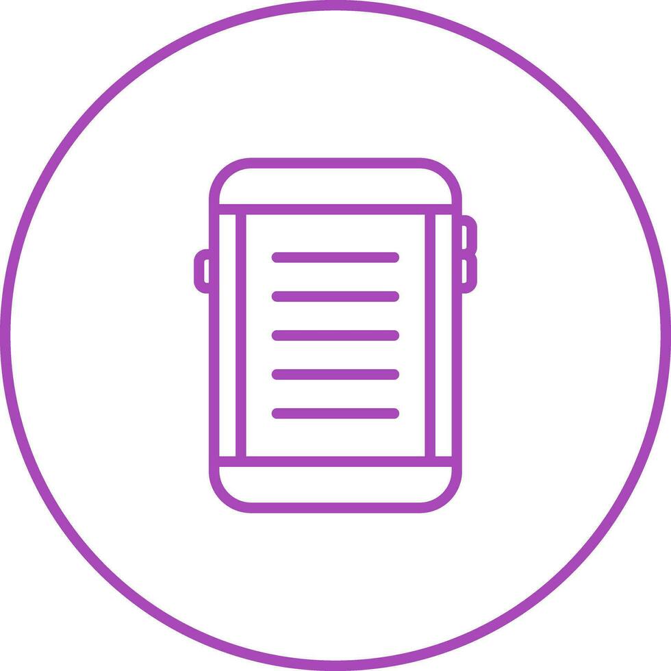 E-reader Vector Icon