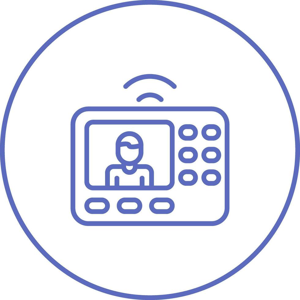 Intercom System Vector Icon