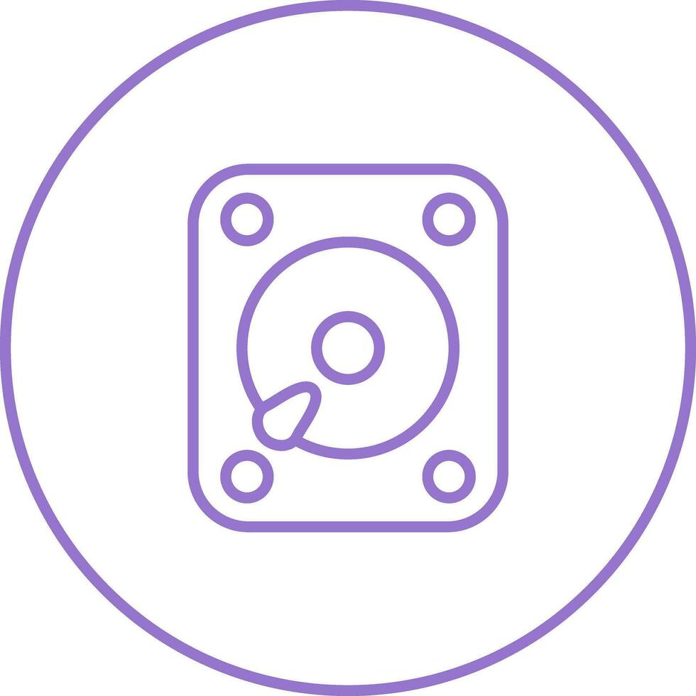 External Hard Drive Vector Icon