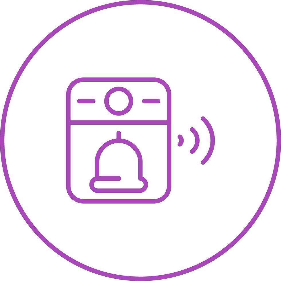 Video Doorbell Vector Icon
