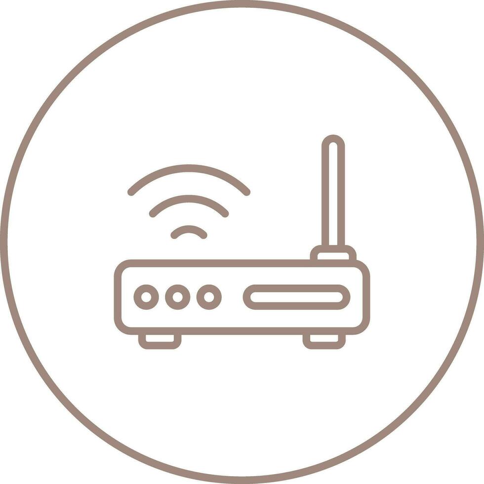 Wi-Fi Router Vector Icon
