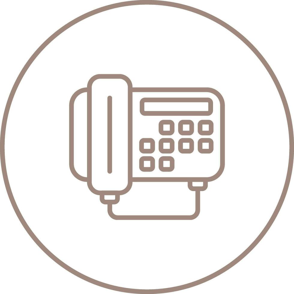 Fax Machine Vector Icon