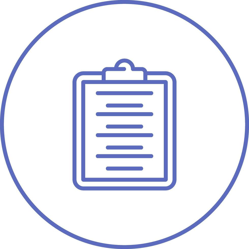 Writing Pad Vector Icon