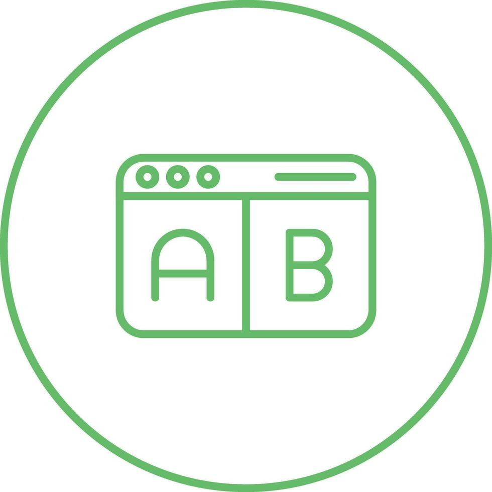 Multivariate Testing Vector Icon