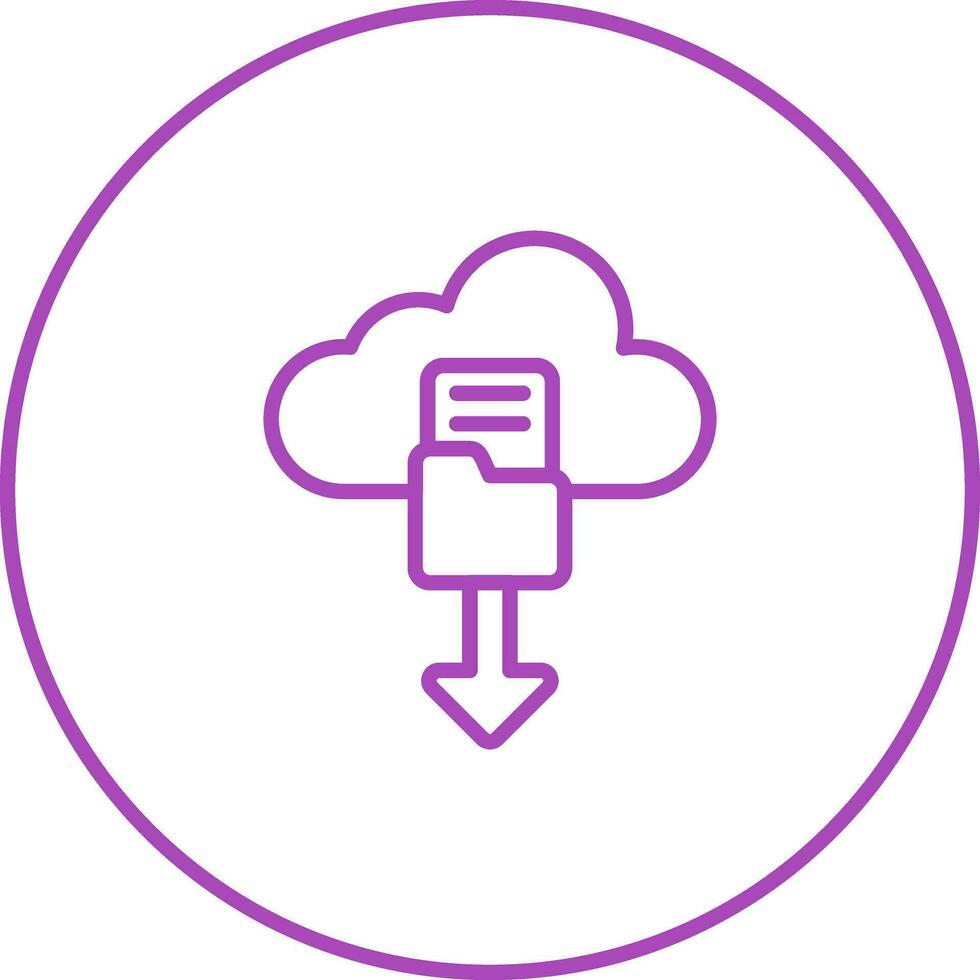 Cloud Security Auditing Vector Icon