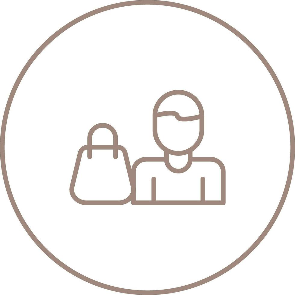 Personal Shopper Vector Icon