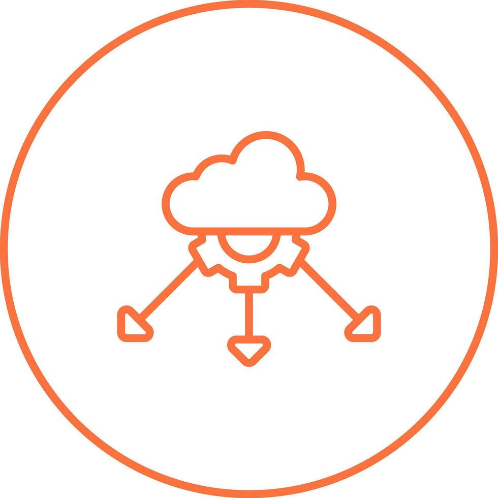 Network Load Balancing Vector Icon