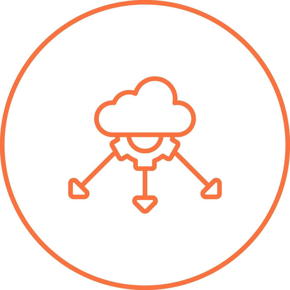 Network Load Balancing Vector Icon