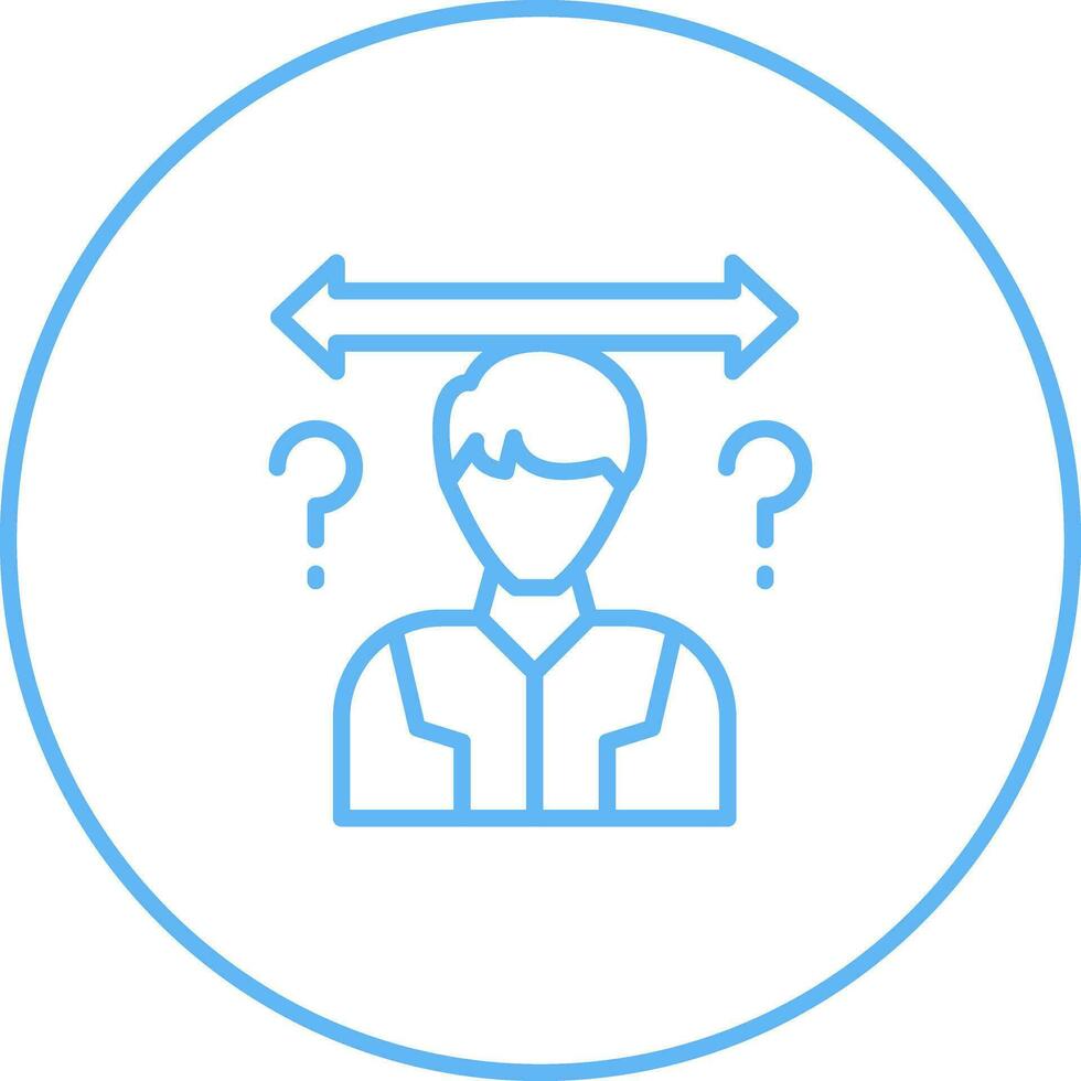 Uncertainty Vector Icon