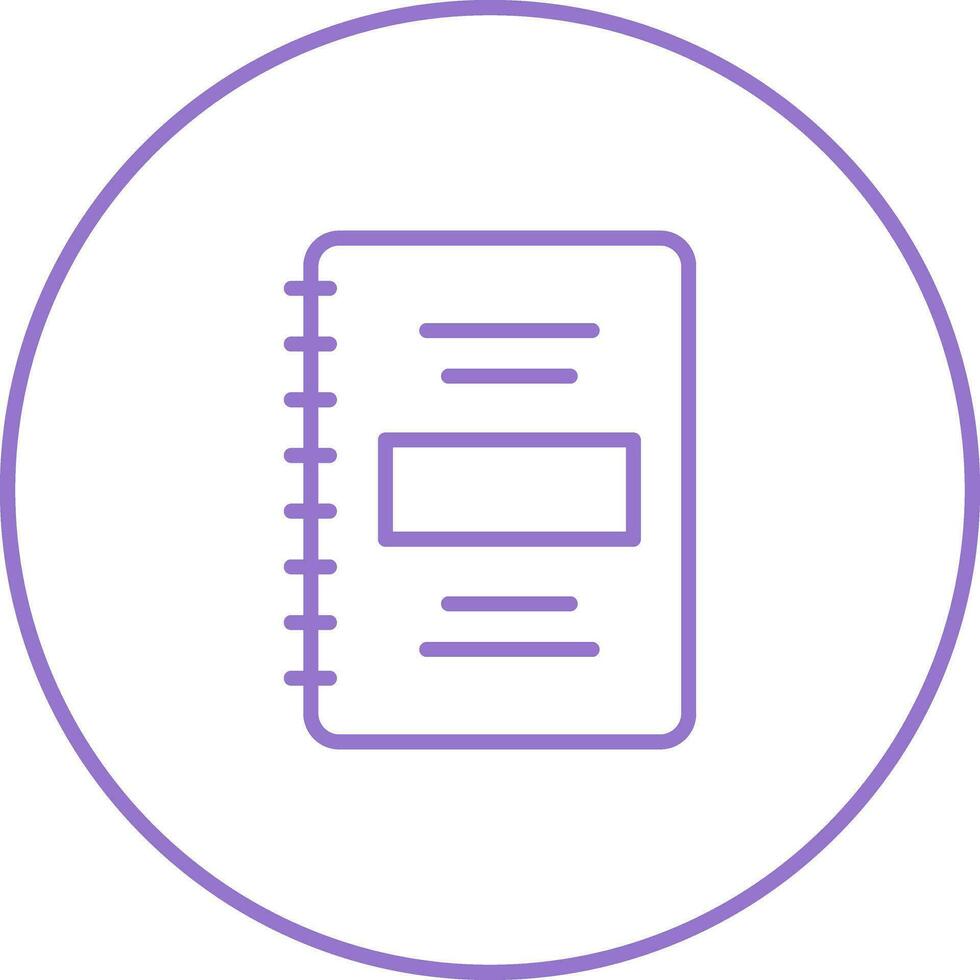 Notebook Vector Icon