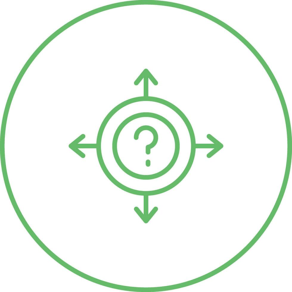 Uncertainty Vector Icon