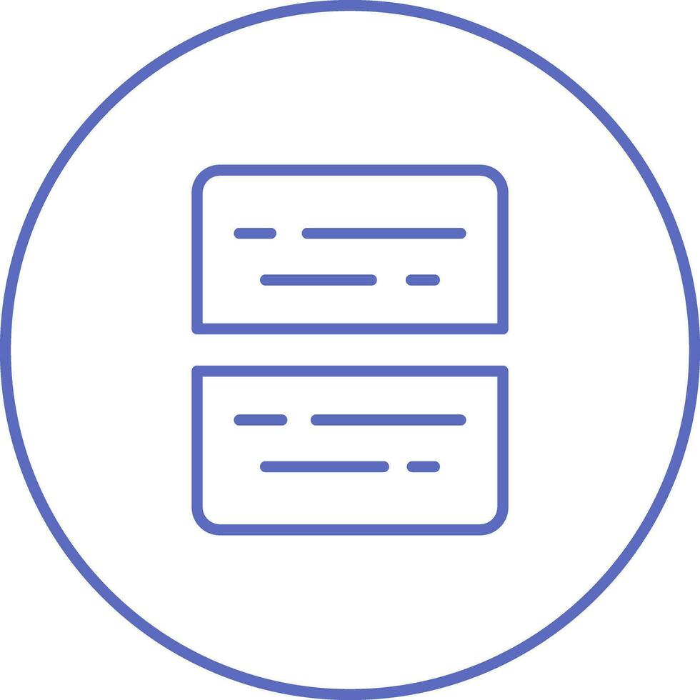 Document Split Vector Icon