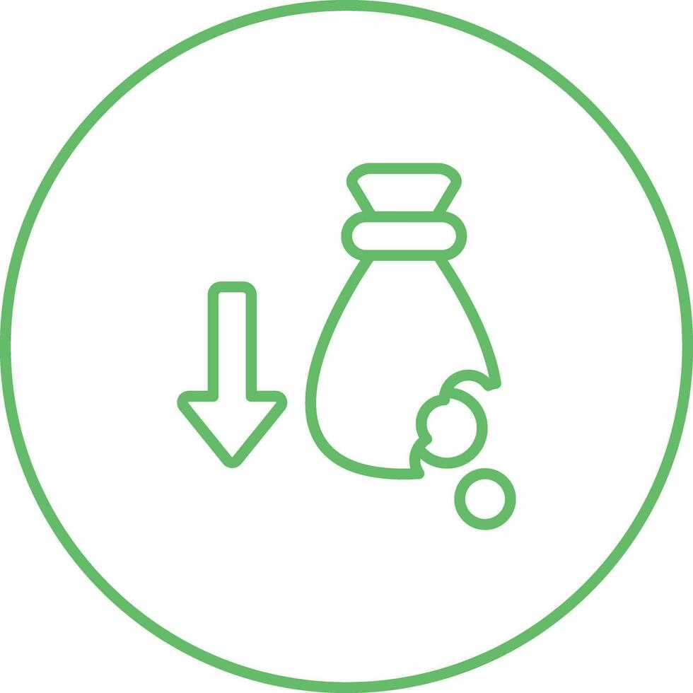 Financial Loss Vector Icon