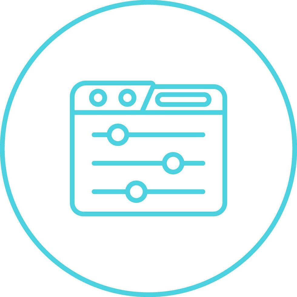 Control Panel Vector Icon