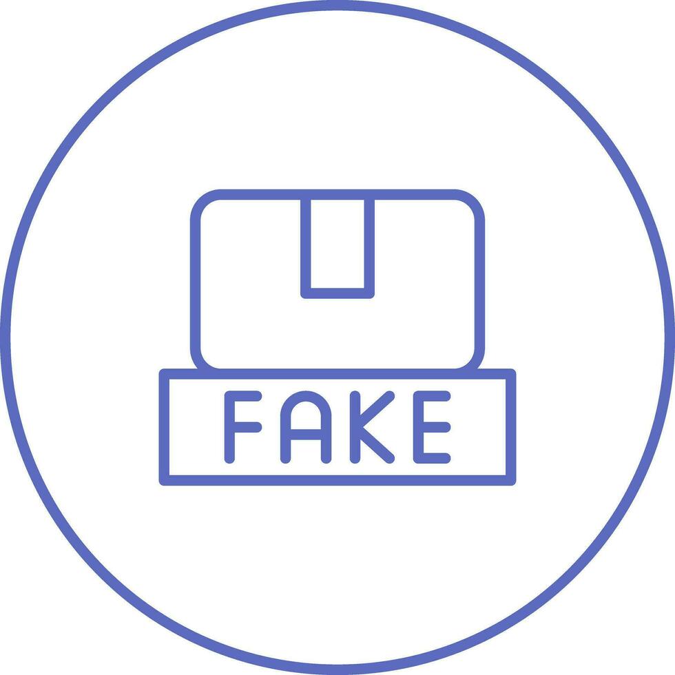 Counterfeit Products Vector Icon