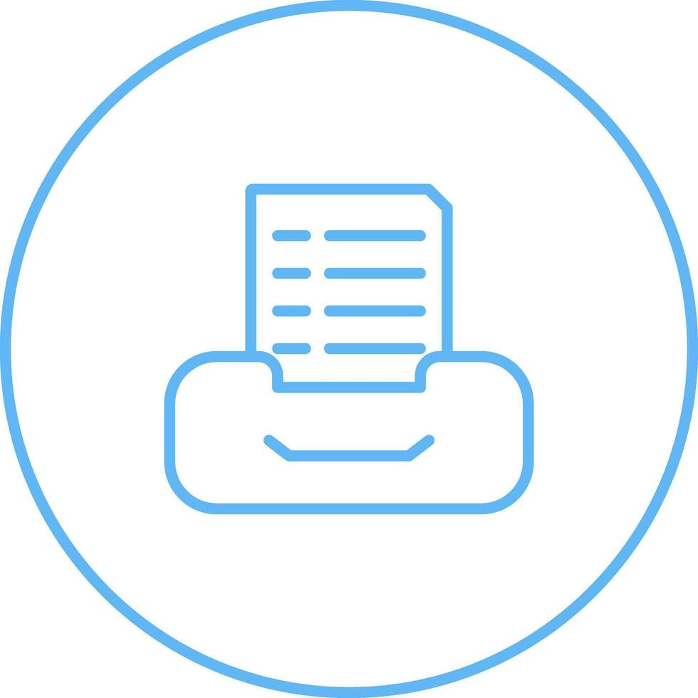 Filing cabinet with files Vector Icon