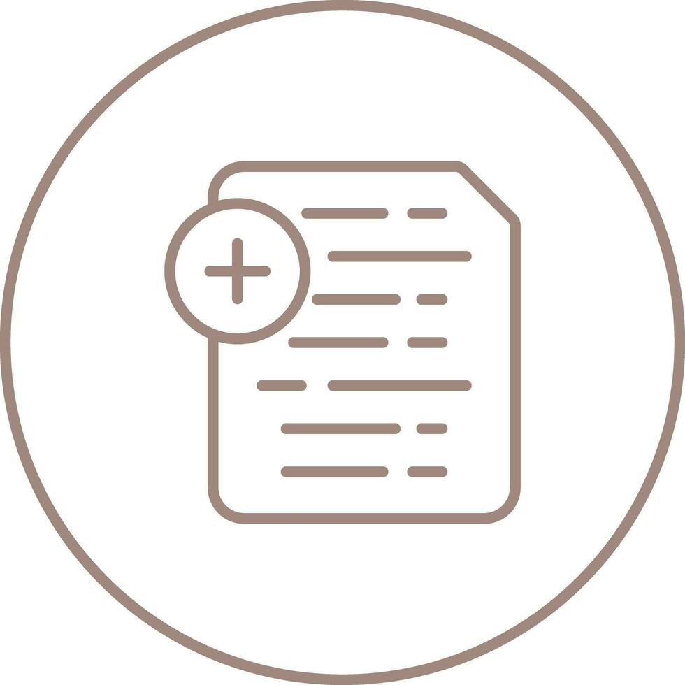 Document Insert Icon Vector Icon