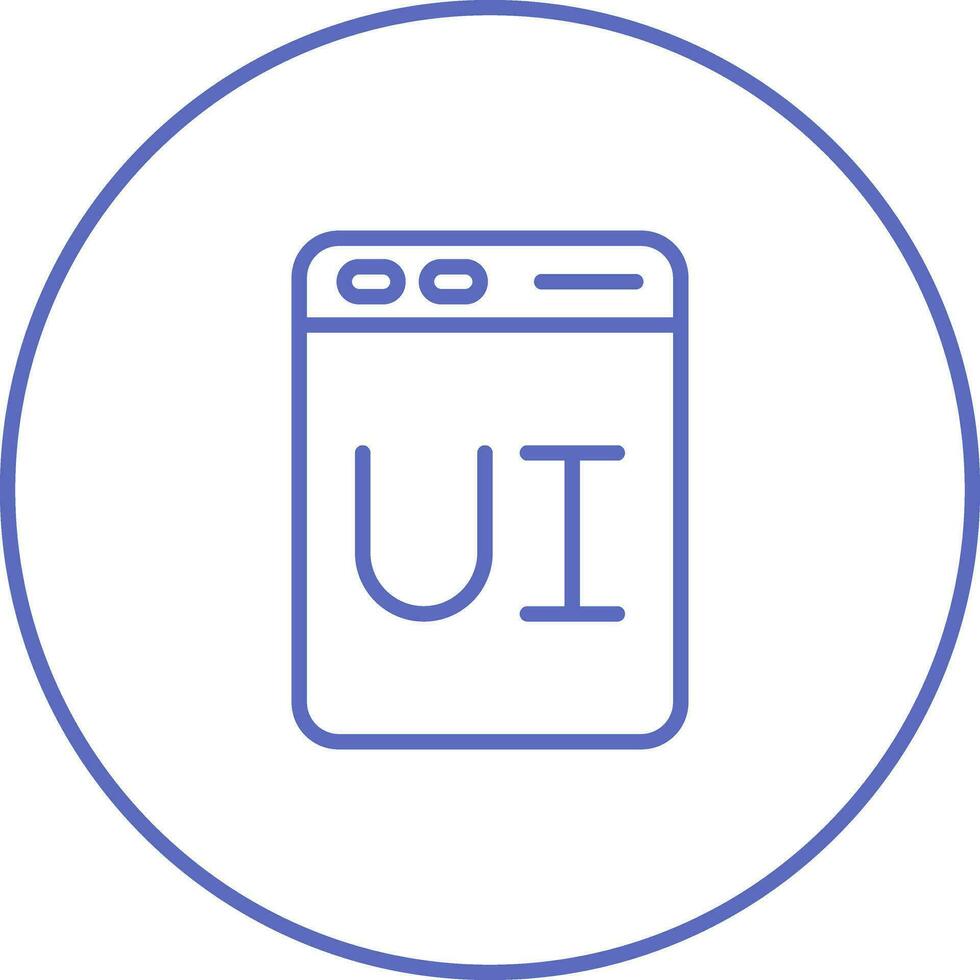 User Interface Design Vector Icon