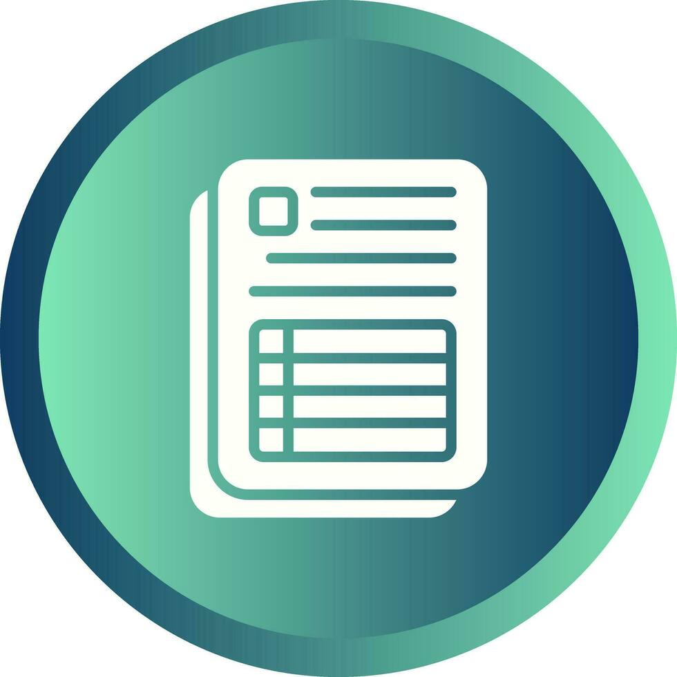 Spreadsheet Vector Icon