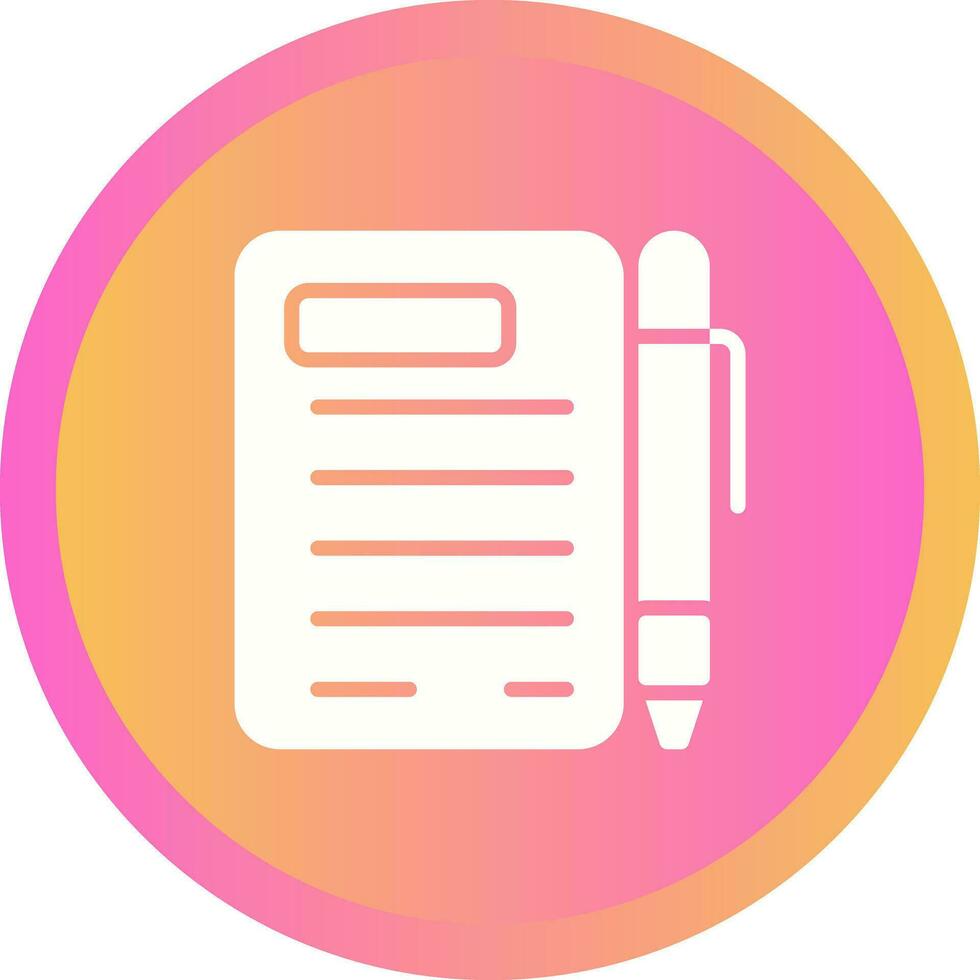 Contact Form Vector Icon