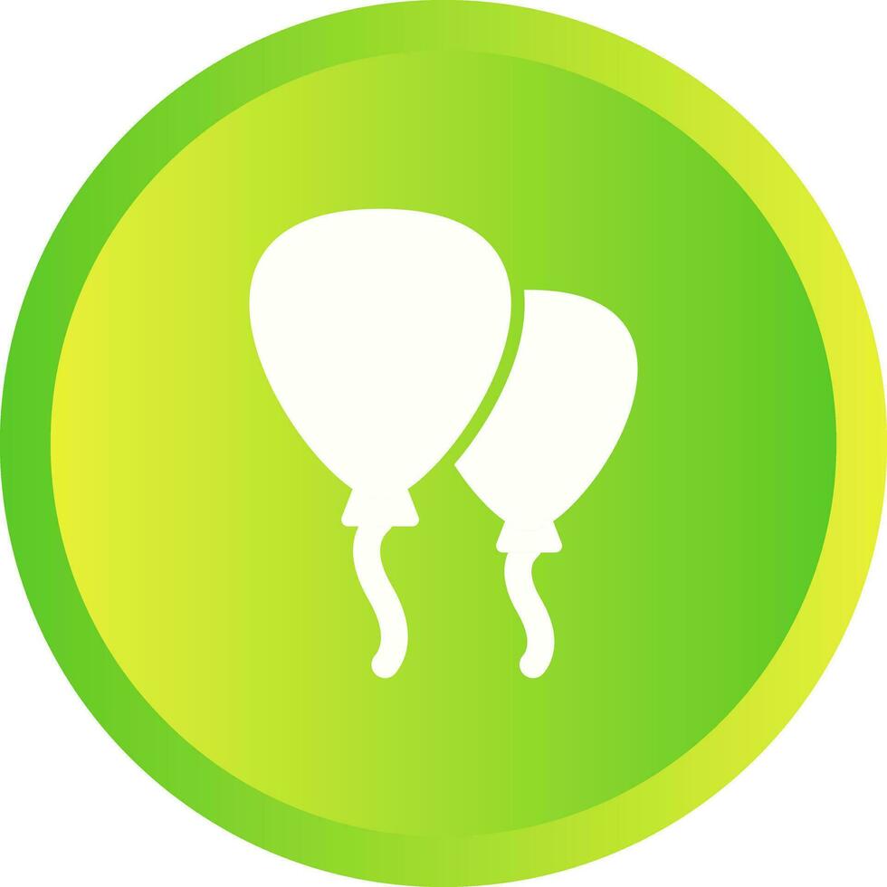 Red balloons Vector Icon